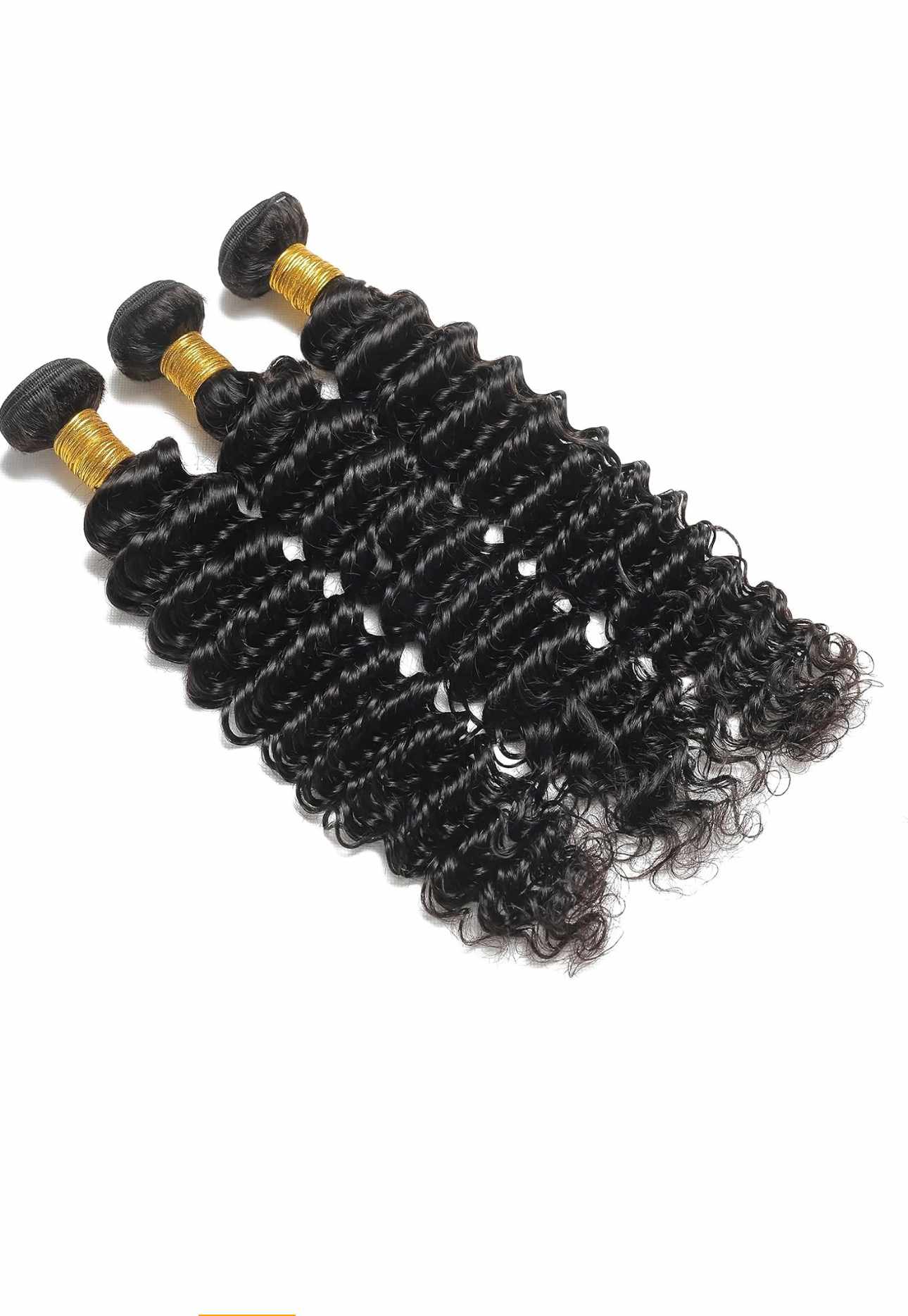 Deep Wave Bundle Deals With 5X5 Closure - Natural Black