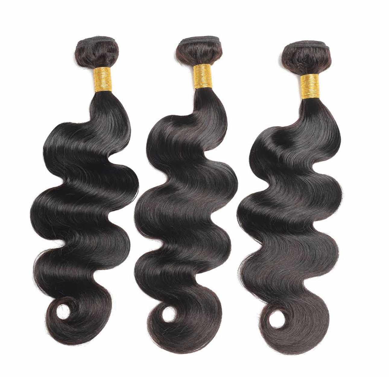 Body Wave Bundle Deals With 4X4 Closure - Natural Black